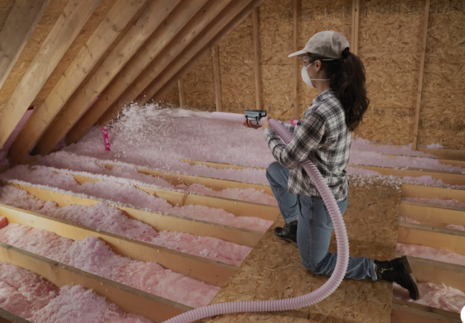 Attic Insulation Installation